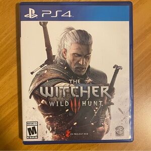PS4 The Witcher Wild Hunt Video Game